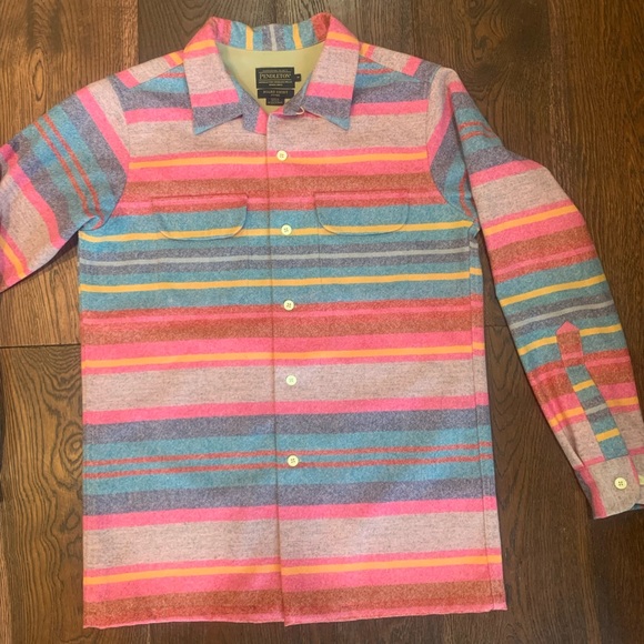 Pendleton Other - Pendleton Fitted Board Shirt in Surf Stripe